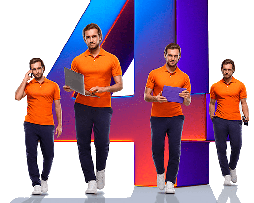 Великолепная четверка Ростелеком в&nbsp;железнодорожная станция Плавица